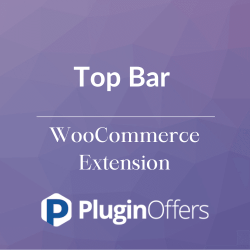 Top Bar WooCommerce Extension - Plugin Offers