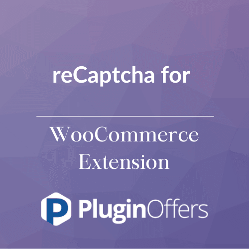 reCaptcha for WooCommerce Extension - Plugin Offers