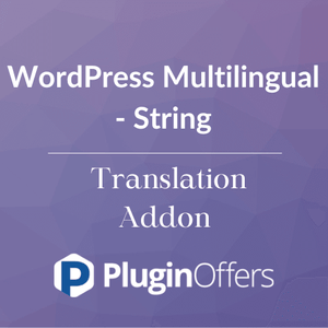 WordPress Multilingual - String Translation Addon - Plugin Offers