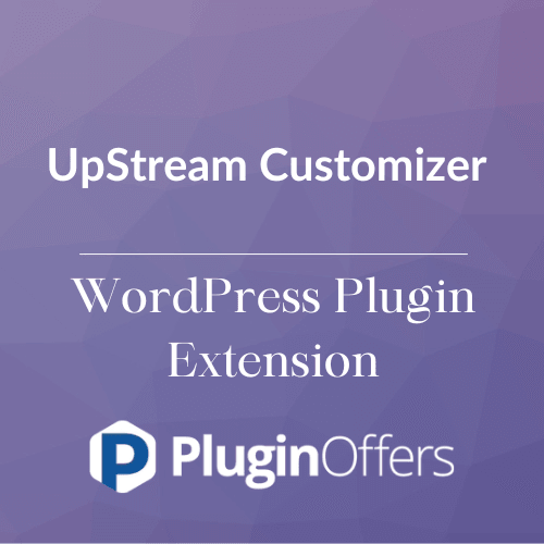 UpStream Customizer WordPress Plugin Extension - Plugin Offers