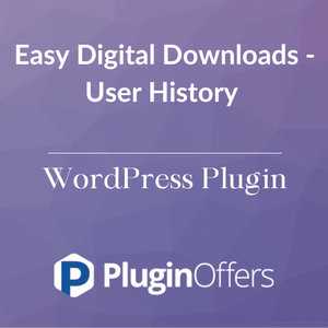 Easy Digital Downloads - User History WordPress Plugin - Plugin Offers