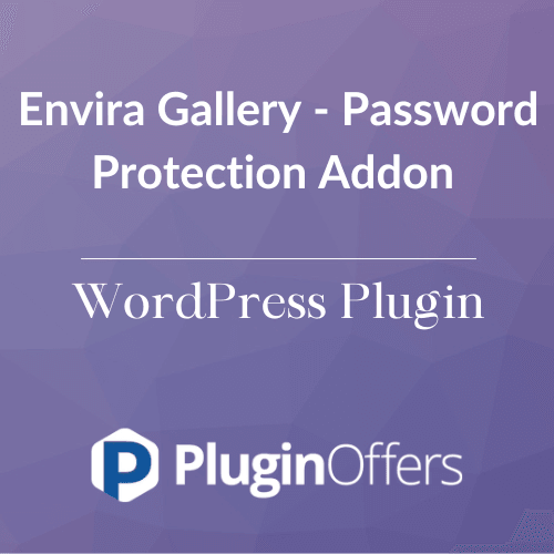 Envira Gallery - Password Protection Addon WordPress Plugin - Plugin Offers