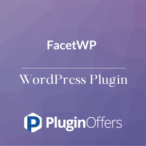 FacetWP WordPress Plugin - Plugin Offers