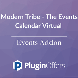 Modern Tribe - The Events Calendar Virtual Events Addon - Plugin Offers