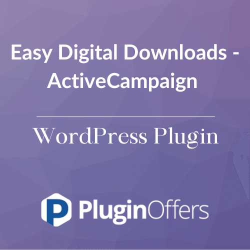 Easy Digital Downloads - ActiveCampaign WordPress Plugin - Plugin Offers