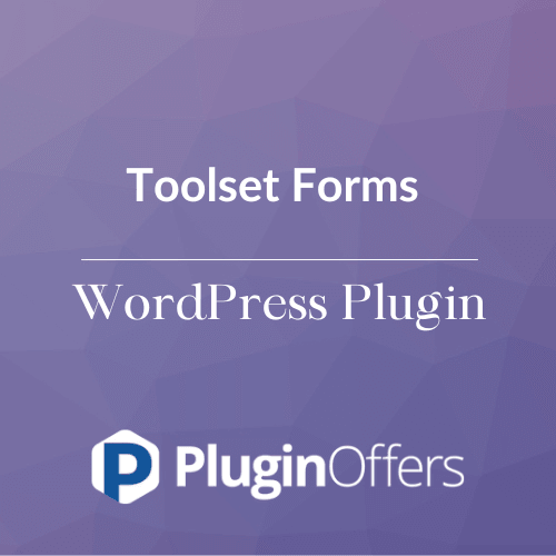 Toolset Forms WordPress Plugin - Plugin Offers
