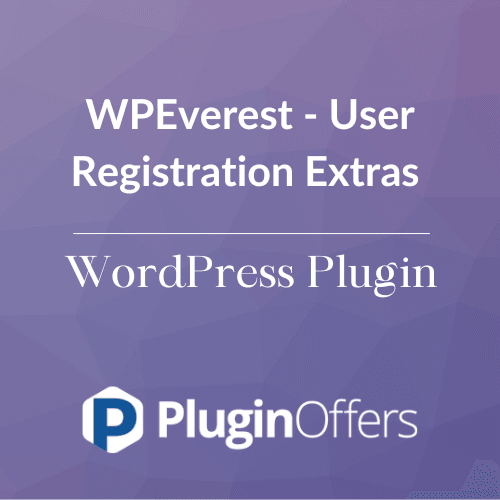 WPEverest - User Registration Extras WordPress Plugin - Plugin Offers