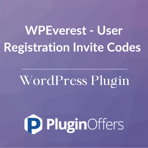 WPEverest - User Registration Invite Codes WordPress Plugin - Plugin Offers