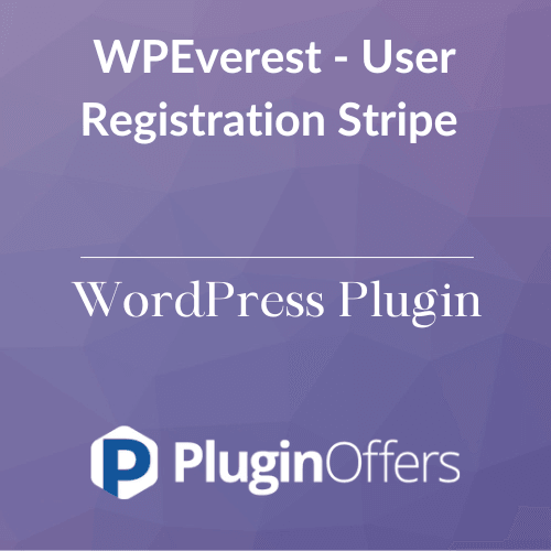 WPEverest - User Registration Stripe WordPress Plugin - Plugin Offers