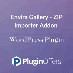 Envira Gallery - ZIP Importer Addon WordPress Plugin - Plugin Offers