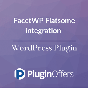 FacetWP Flatsome integration WordPress Plugin - Plugin Offers