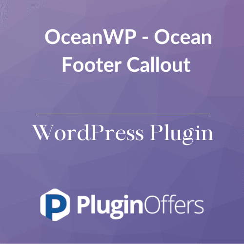 OceanWP - Ocean Footer Callout WordPress Plugin - Plugin Offers