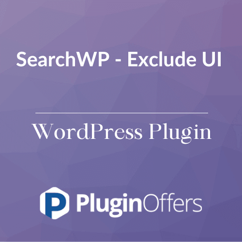SearchWP - Exclude UI WordPress Plugin - Plugin Offers