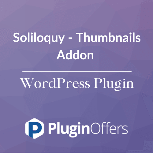 Soliloquy - Thumbnails Addon WordPress Plugin - Plugin Offers