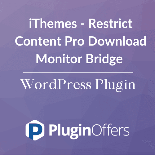 iThemes - Restrict Content Pro Download Monitor Bridge WordPress Plugin - Plugin Offers