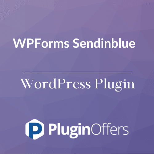 WPForms Sendinblue WordPress Plugin - Plugin Offers