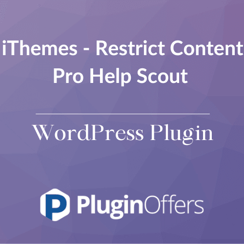 iThemes - Restrict Content Pro Help Scout WordPress Plugin - Plugin Offers