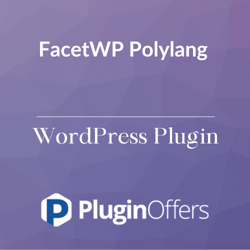 FacetWP Polylang WordPress Plugin - Plugin Offers