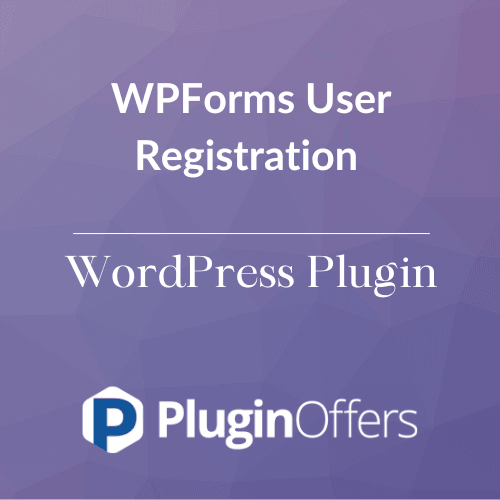 WPForms User Registration WordPress Plugin - Plugin Offers