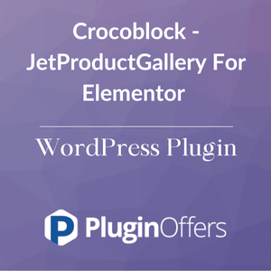 Crocoblock - JetProductGallery For Elementor WordPress Plugin - Plugin Offers
