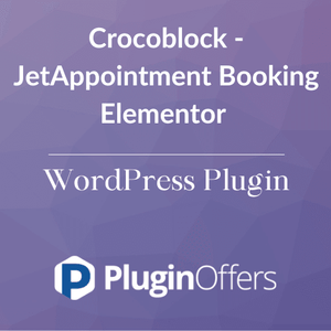 Crocoblock - JetAppointment Booking Elementor WordPress Plugin - Plugin Offers