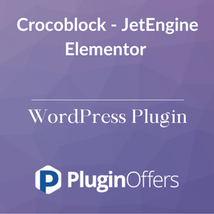 Crocoblock - JetEngine Elementor WordPress Plugin - Plugin Offers