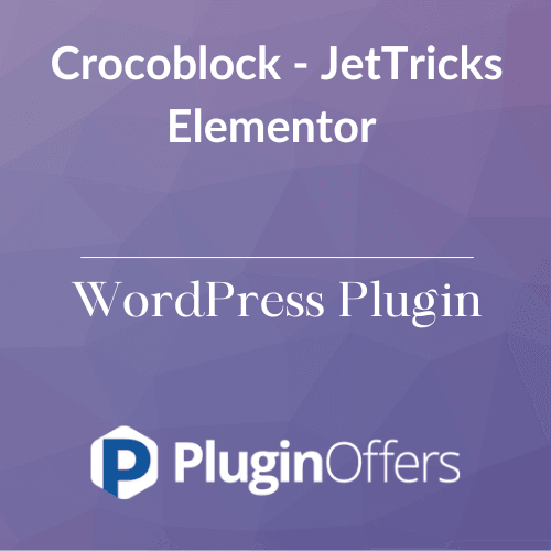 Crocoblock - JetTricks Elementor WordPress Plugin - Plugin Offers
