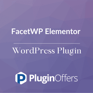 FacetWP Elementor WordPress Plugin - Plugin Offers