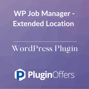 WP Job Manager - Extended Location WordPress Plugin - Plugin Offers