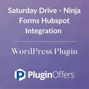 Saturday Drive - Ninja Forms Hubspot Integration WordPress Plugin - Plugin Offers