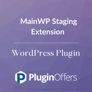 MainWP Staging Extension WordPress Plugin - Plugin Offers