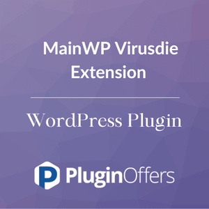 MainWP Virusdie Extension WordPress Plugin - Plugin Offers