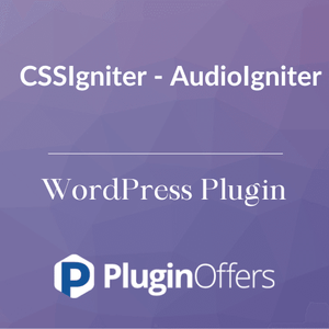 CSSIgniter - AudioIgniter WordPress Plugin - Plugin Offers