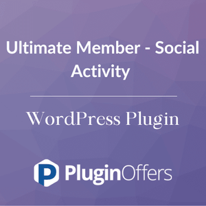 Ultimate Member - Social Activity WordPress Plugin - Plugin Offers