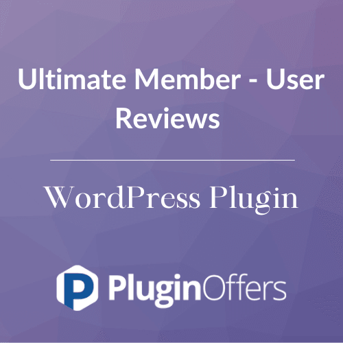 Ultimate Member - User Reviews WordPress Plugin - Plugin Offers