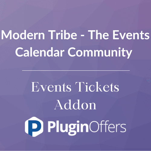 Modern Tribe - The Events Calendar Community Events Tickets Addon - Plugin Offers