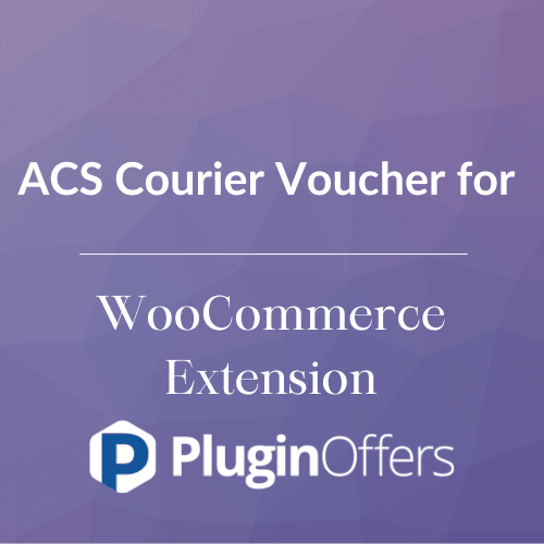 ACS Courier Voucher for WooCommerce Extension - Plugin Offers