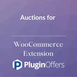 Auctions for WooCommerce Extension - Plugin Offers