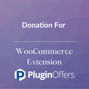 Donation For Woocommerce Extension - Plugin Offers