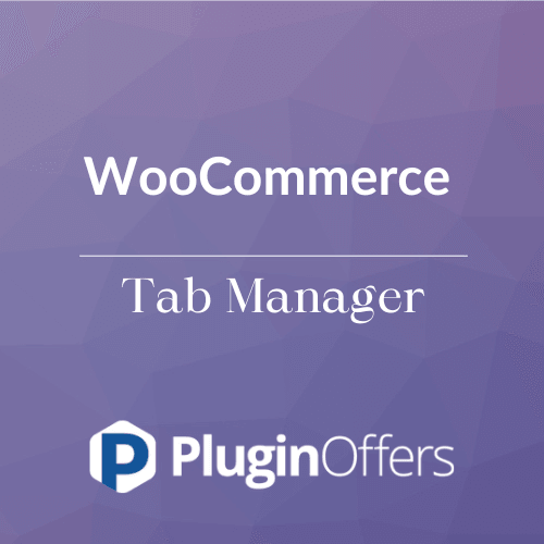 WooCommerce Tab Manager - Plugin Offers