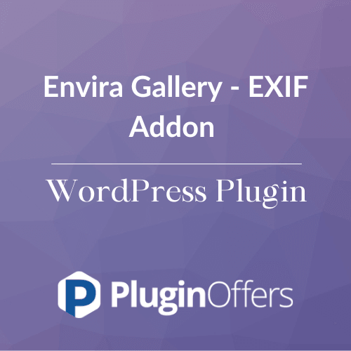 Envira Gallery - EXIF Addon WordPress Plugin - Plugin Offers