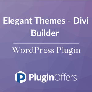 Elegant Themes - Divi Builder WordPress Plugin - Plugin Offers