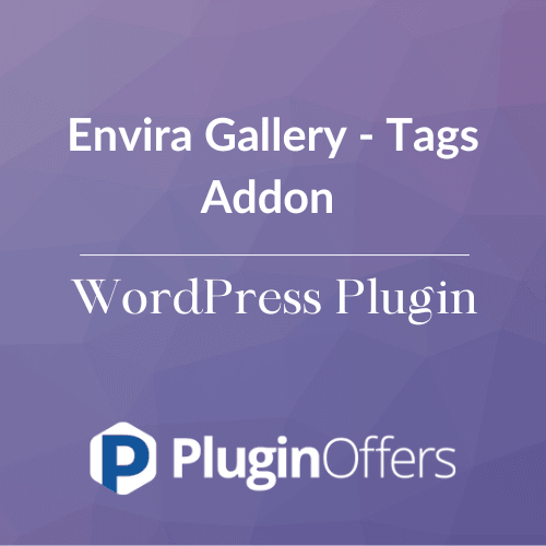 Envira Gallery - Tags Addon WordPress Plugin - Plugin Offers
