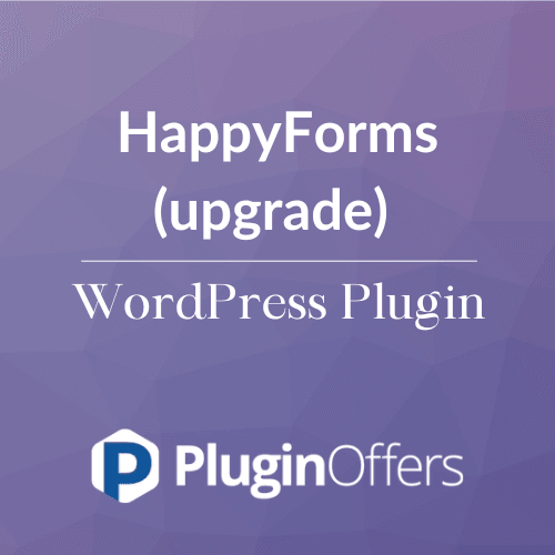 HappyForms (upgrade) WordPress Plugin - Plugin Offers