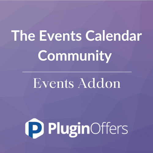 The Events Calendar Community Events Addon - Plugin Offers