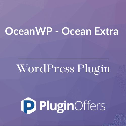 OceanWP - Ocean Extra WordPress Plugin - Plugin Offers