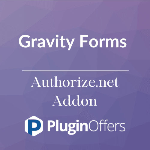 Gravity Forms Authorize.net Addon - Plugin Offers