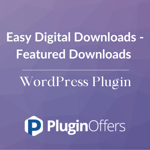 Easy Digital Downloads - Featured Downloads WordPress Plugin - Plugin Offers