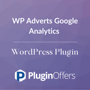 WP Adverts Google Analytics WordPress Plugin - Plugin Offers