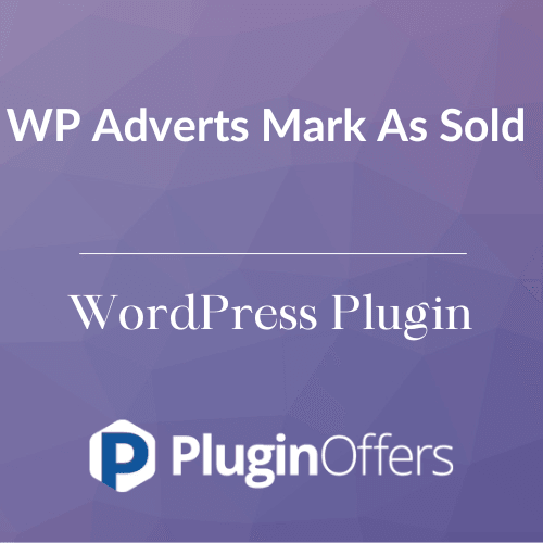 WP Adverts Mark As Sold WordPress Plugin - Plugin Offers